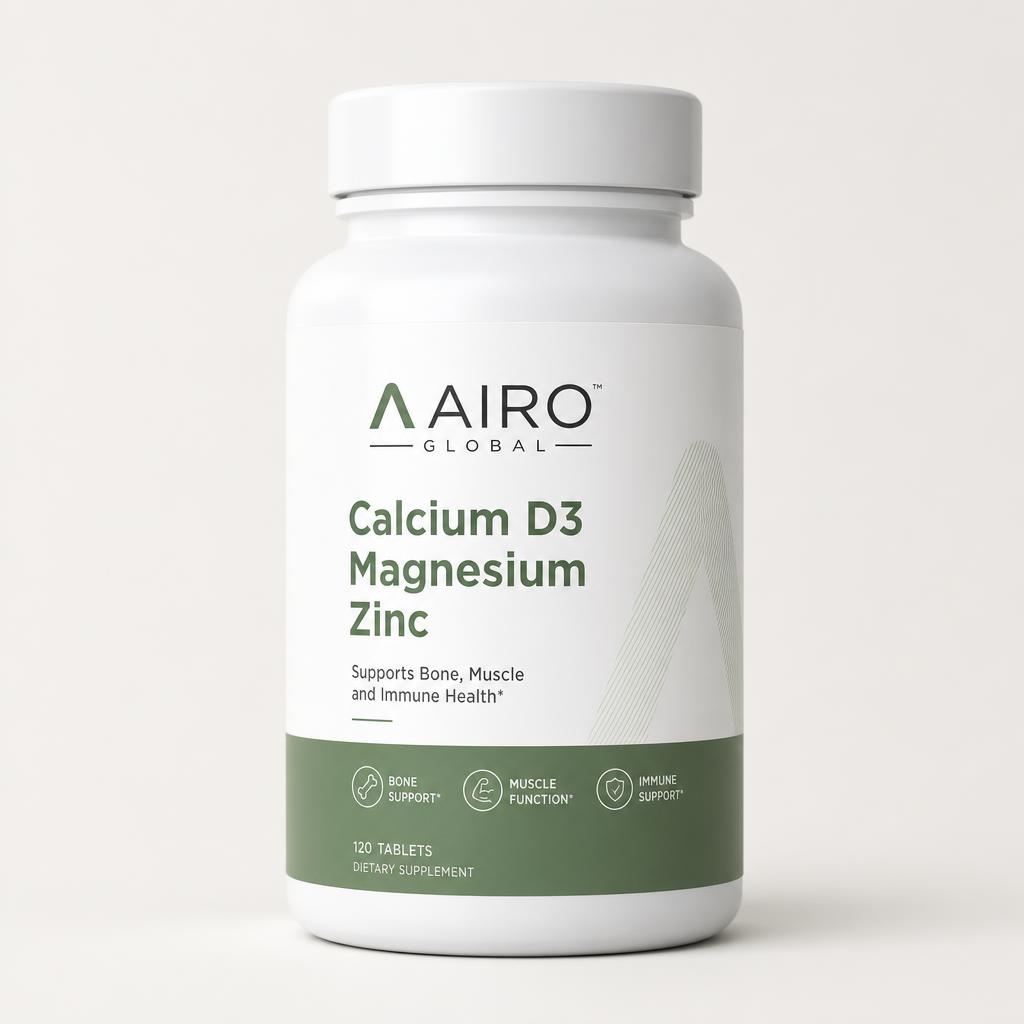 Calcium, D3, Magnesium & Zinc